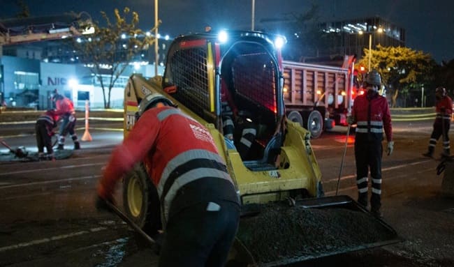 Por mantenimiento hay cierre de un carril en puente de calle 68 con avenida NQS