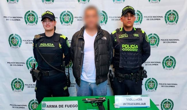 Capturado hombre que maltrataba a su esposa y la amenazó con un arma de fuego