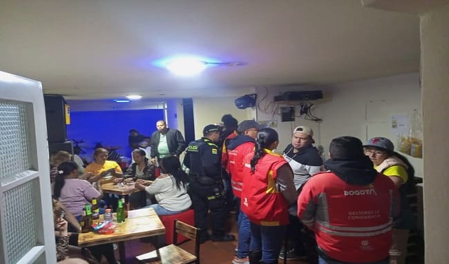 Suba intensifica operativos de control a establecimientos nocturnos