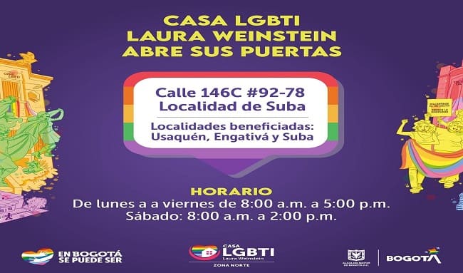 Casa LGBTI Laura Weinstein en Suba celebra su tercer aniversario con feria de servicios y actividades