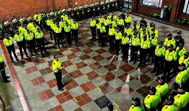 3.500 policías reforzarán seguridad en celebraciones de Amor y Amistad en Bogotá