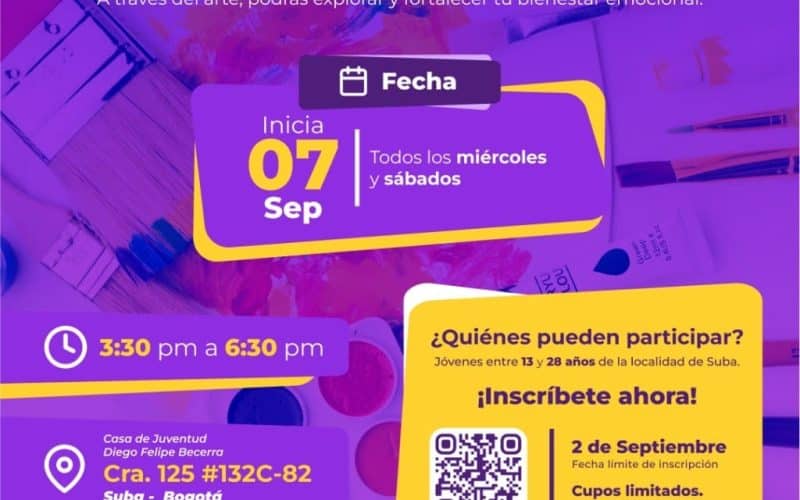 Alcaldía de Suba lanza campaña para jóvenes en el Mes de la Prevención del Suicidio