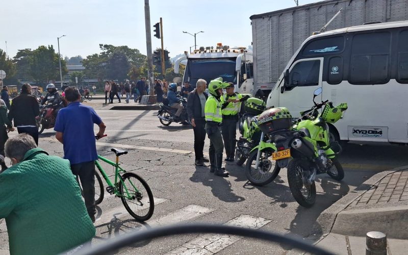 Descontento entre transportadores por comparendo impuesto por Agente de Tránsito