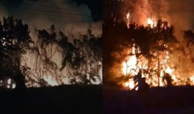 Grave incendio en Suba: autoridades intervienen junto a la clínica Corpas