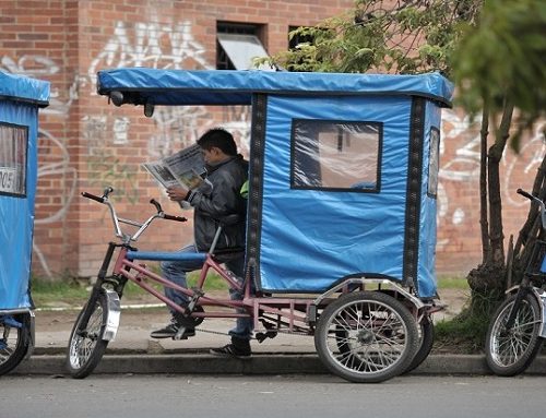 Residentes de Mirandela, Suba, denuncian invasión de bicitaxis en espacios públicos