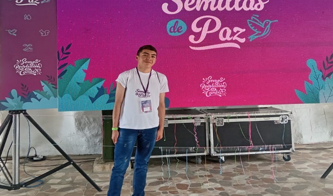 Estudiante del municipio de El Espino representó a Boyacá en la COP16 en Cali