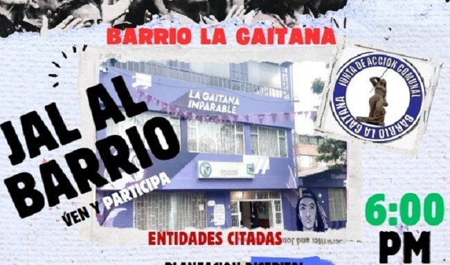 Alcaldía de Suba y la JAL invitan a la comunidad de La Gaitana a JAL Barrio