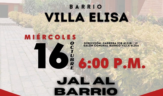 JAL al Barrio llega a Villa Elisa: diálogo entre vecinos y autoridades de Suba