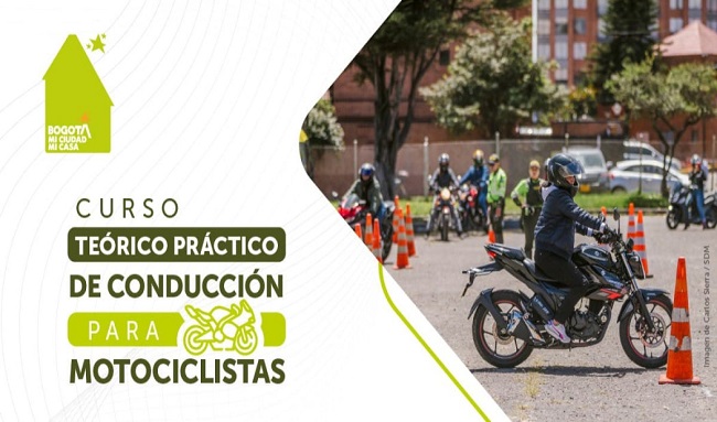 Este 19 de octubre se realizará un curso gratuito para motociclistas en Bogotá