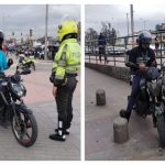 Más 5.000 comparendos a motociclistas por transitar en andenes de Bogotá