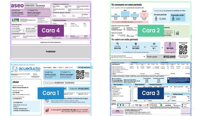 Estos son los cambios de la factura del Acueducto y Alcantarillado de Bogotá