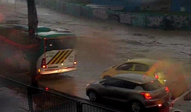 Inundaciones causan problemas de movilidad en Suba y otras localidades de Bogotá