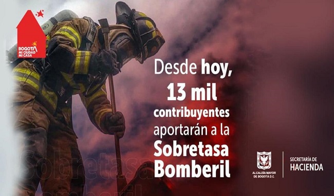 13 mil contribuyentes comenzarán a pagar la Sobretasa Bomberil