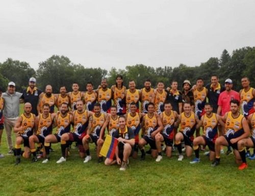 Fútbol australiano está creciendo en los parques de Bogotá