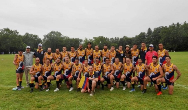 Fútbol australiano está creciendo en los parques de Bogotá