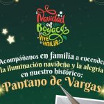 Se ilumina la Navidad en familia en el Pantano de Vargas