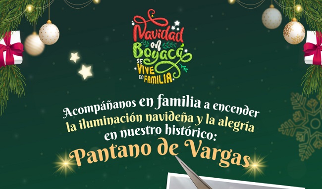 Se ilumina la Navidad en familia en el Pantano de Vargas