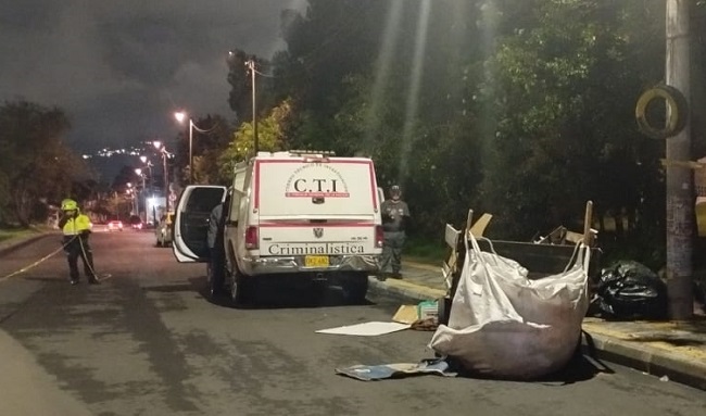 Macabro hallazgo: Encuentran cuerpo sin vida en carreta de recicladores en Suba