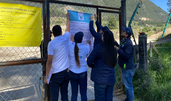 CAR ordenó suspensión de actividades de explotación del suelo en Cajicá