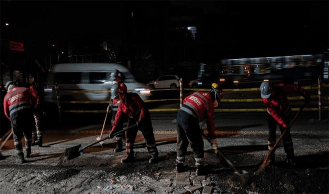 Cierre de un carril de la autopista Norte entre calles 148 y 150A