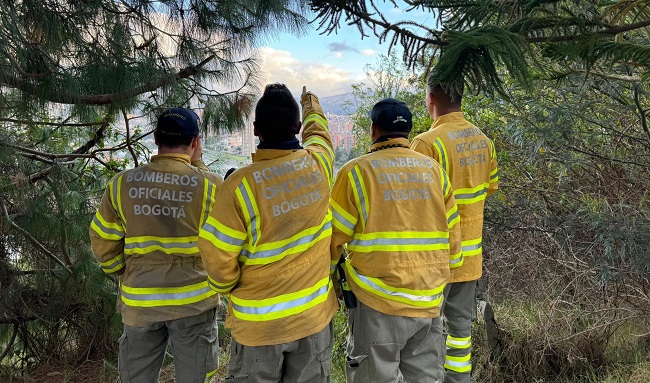 Bomberos Bogotá está en alerta y en prevención de posibles incendios forestales