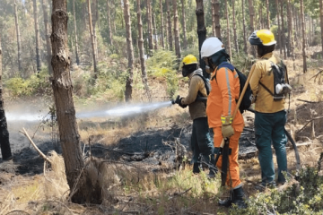 CAR y Defensa Civil se preparan para afrontar incendios forestales