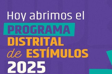 Abren inscripciones del Programa Distrital de Estímulos 2025