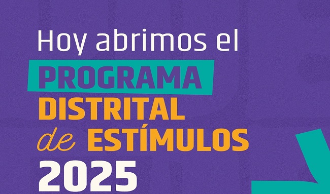 Abren inscripciones del Programa Distrital de Estímulos 2025