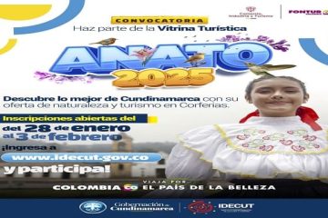 Vitrina Turística de ANATO 2025 abre convocatoria en Cundinamarca