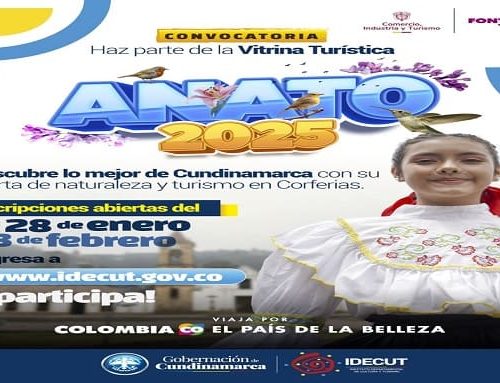 Vitrina Turística de ANATO 2025 abre convocatoria en Cundinamarca