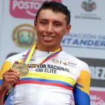 Egan Bernal se corona campeón nacional de ruta