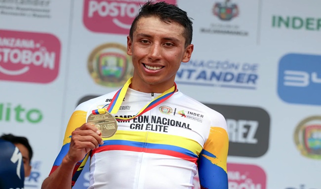 Egan Bernal se corona campeón nacional de ruta en un hito histórico para el ciclismo colombiano