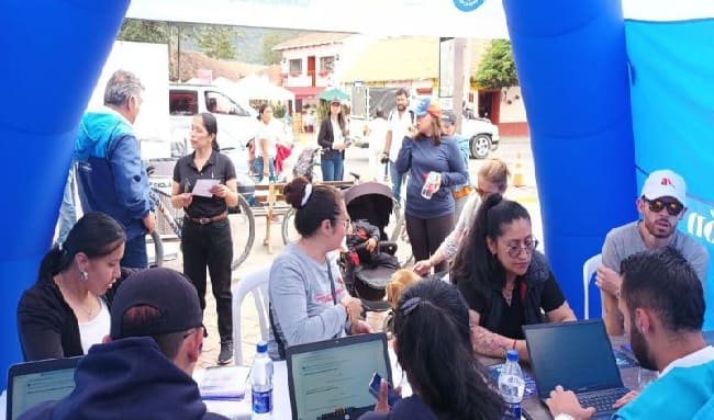 Registratón del programa gratuito Talento Tech en Cota convocó a más de 200 personas