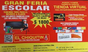 Ultimo Fin De semana de Feria Escolar en el Chiquitín de los pecios bajos en Suba, promete grandes descuentos