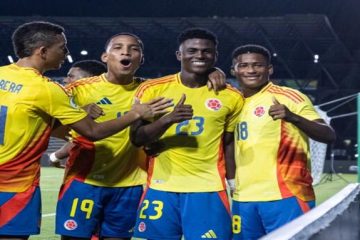 Colombia ganó, gustó, goleó y aplastó a Paraguay por Sudamericano Sub20