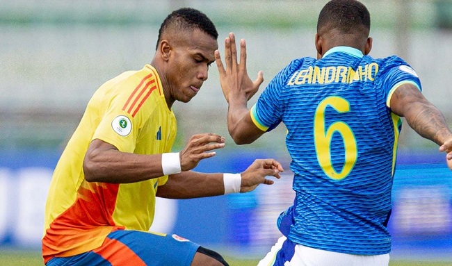 Colombia cae con Brasil en el Sudamericano Sub-20