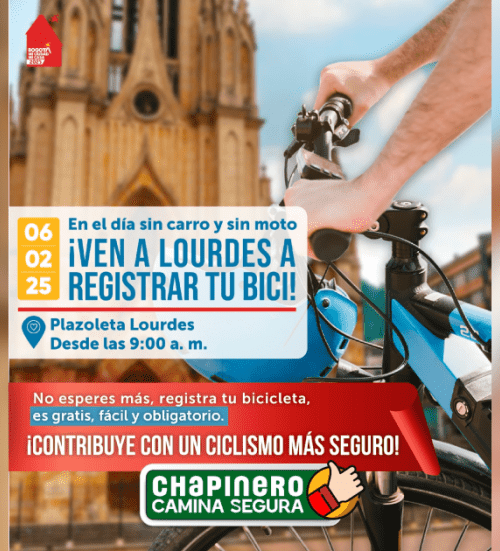 En el Día sin Carro y sin Moto habrá registro de bicicletas en Chapinero