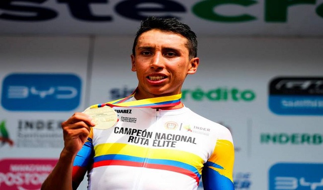 Egan Bernal sufre fractura de clavícula en la Clásica Jaén Paraíso