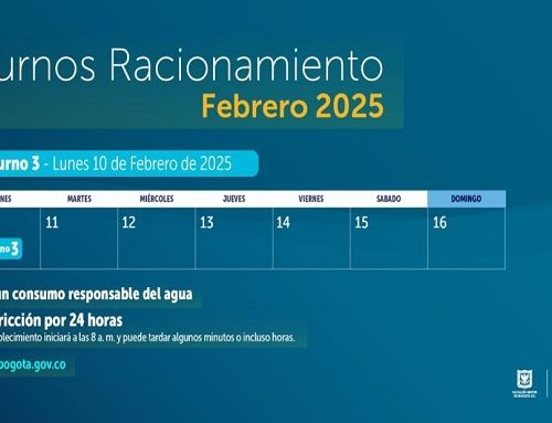 ¡Turno 3! Barrios con racionamiento de agua en Bogotá lunes 10 de febrero 2025