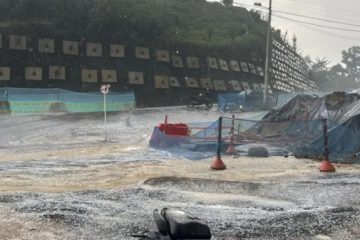 Fuertes aguaceros en Suba: caída de granizo y encharcamientos en varios barrios