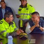 Socialización del Plan de Trabajo 2025 entre el alcalde Wilber Salamanca y la Policía Metropolitana