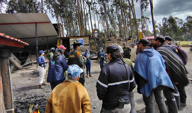 Autoridades suspenden explotación subterránea de carbón mineral en Lenguazaque, Cundinamarca