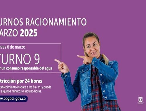 ¡Turno 9! Racionamiento de agua en Bogotá, Chía, Sopó jueves 6 de marzo 2025