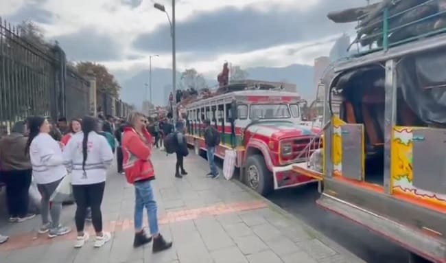 Última Hora: Minga indígena bloquea el centro de Bogotá