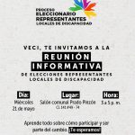 Suba invita a la comunidad con discapacidad a reunión clave sobre elecciones locales