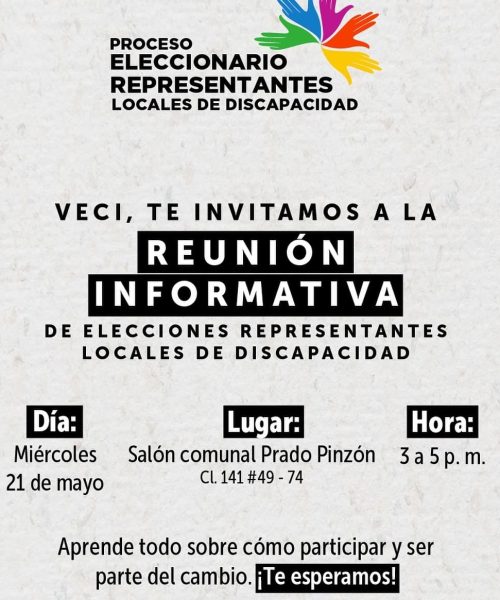 Suba invita a la comunidad con discapacidad a reunión clave sobre elecciones locales