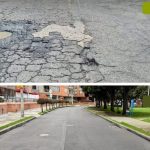 Avanzan obras de mejoramiento vial en el barrio El Plan, en Suba