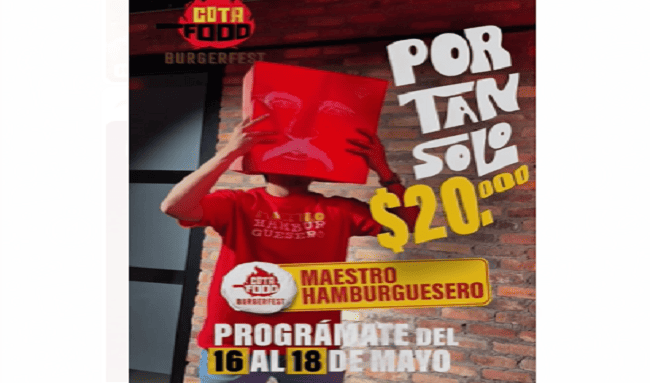 Cota elegirá al ‘Maestro Hamburguesero’ en su primer Burgerfest: sabor local y talento en competencia