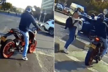 Ladrón en moto le roba el celular a una joven mientras hablaba por teléfono en Cataluña