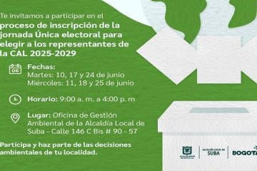 Suba elige sus guardianes del ambiente: tú puedes ser uno